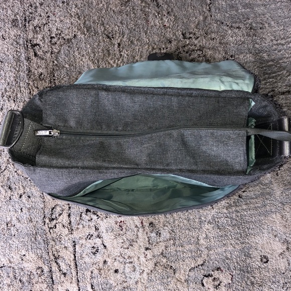 JJ COLE DIAPER BAG GRAY HEATHER BACKPACK - Picture 2 of 10